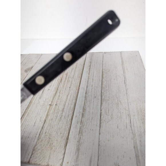 Vintage Ekco Forge Ladle Stainless Steel Black Handle Brass Rivets 11" - Picture 6 of 6